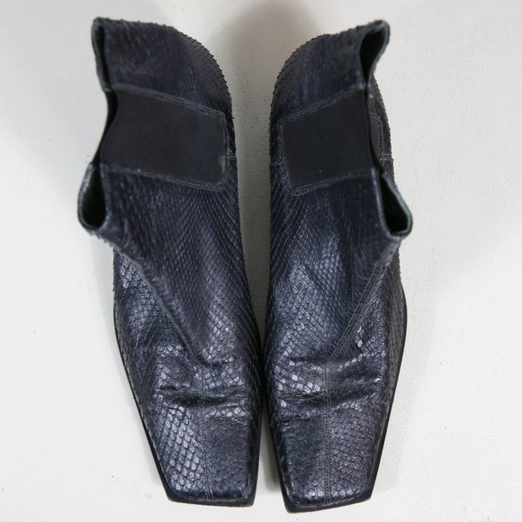 Patrick Cox Python Leather Bootie - Picture 3 of 4